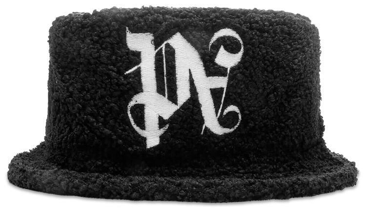 Palm Angels Monogram Bucket Hat Black