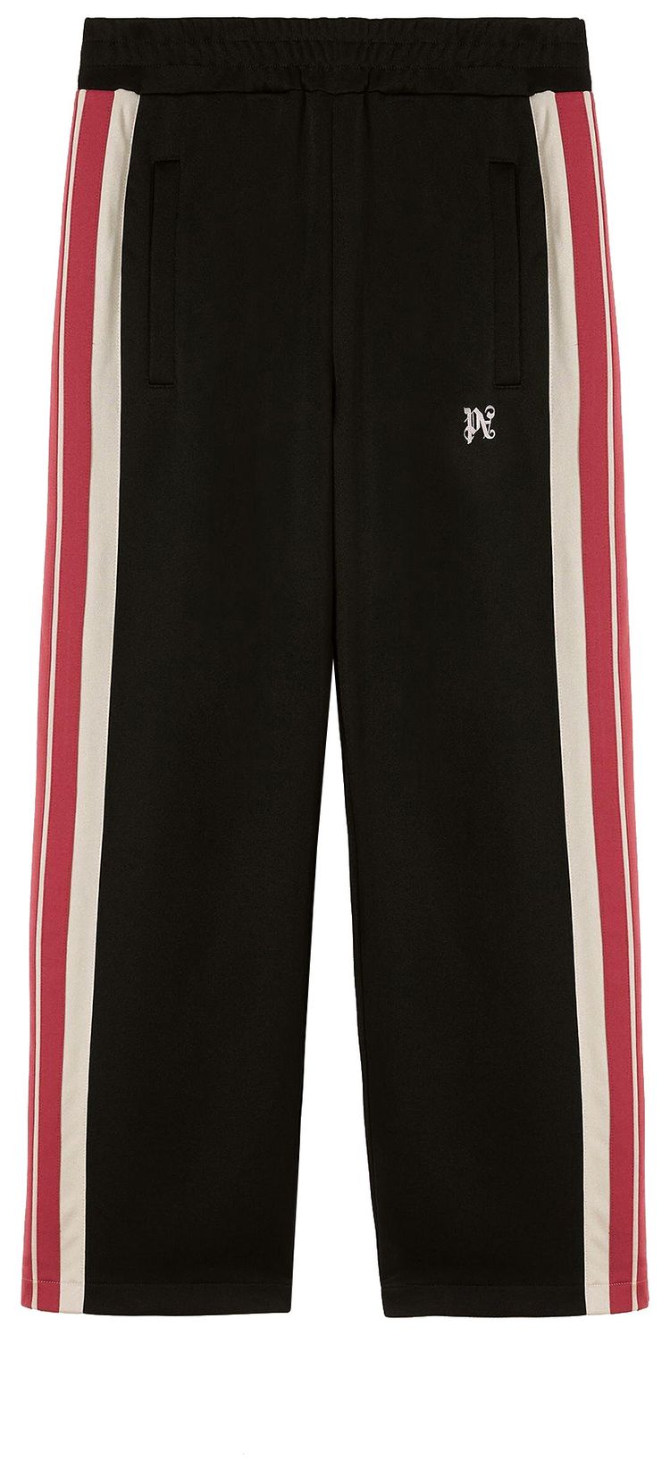 Palm Angels Monogram Colorblock Track Pants Black