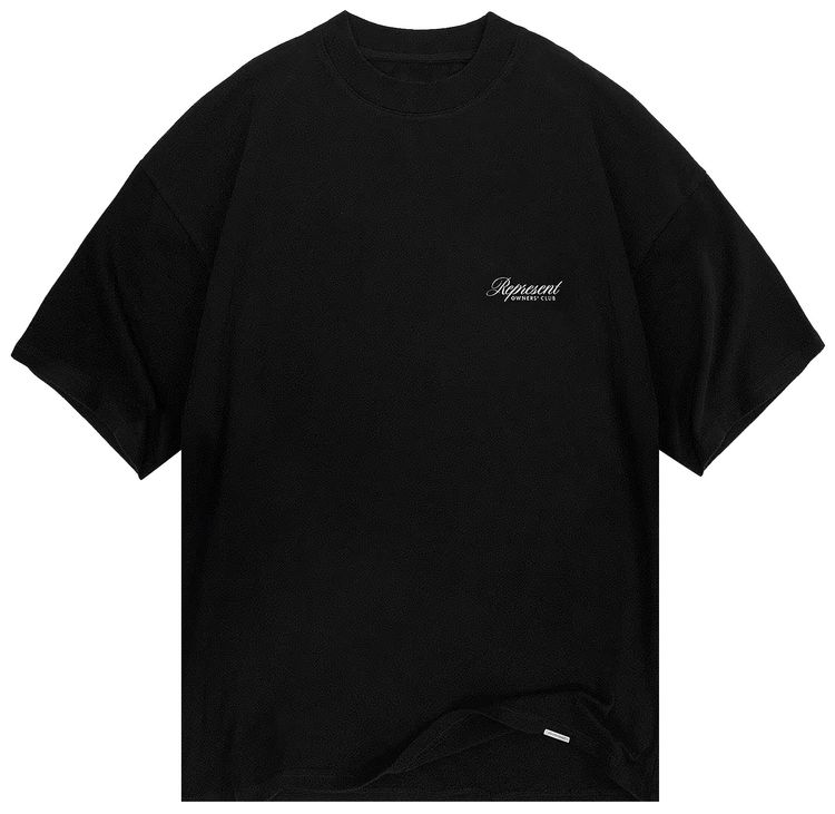 Represent Clo Owners Club Script T Shirt Black