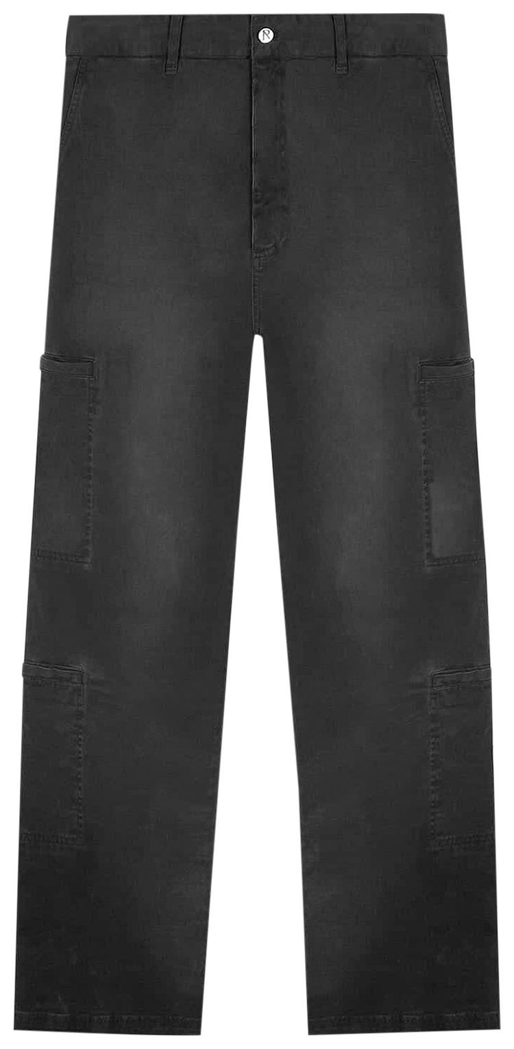 Represent Clo Season Cargo Pants Jet Black