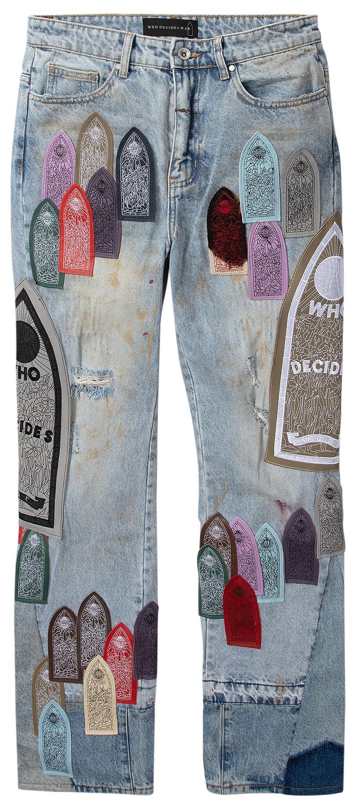 Who Decides War Pastel Jeans Multicolor