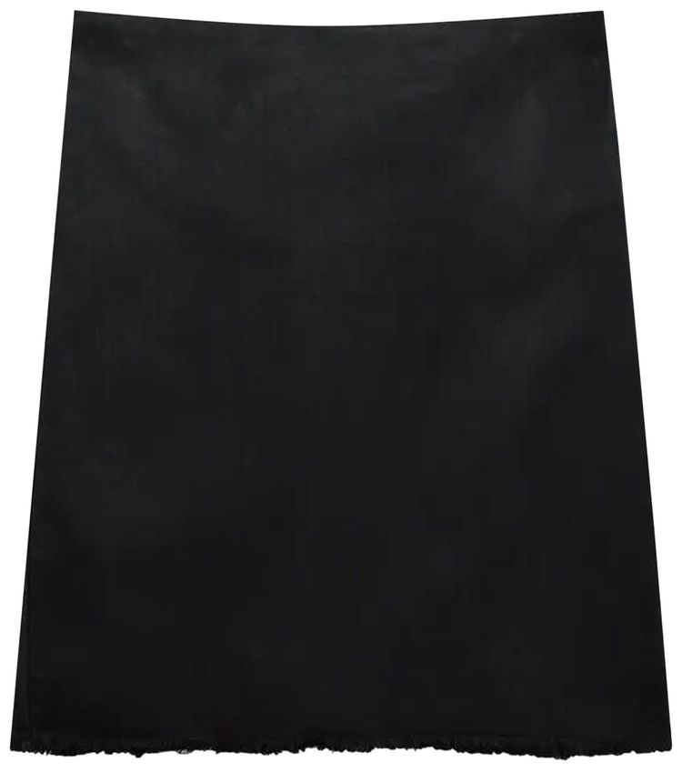 Rick Owens DRKSHDW Dirt Mini Skirt BlackWax