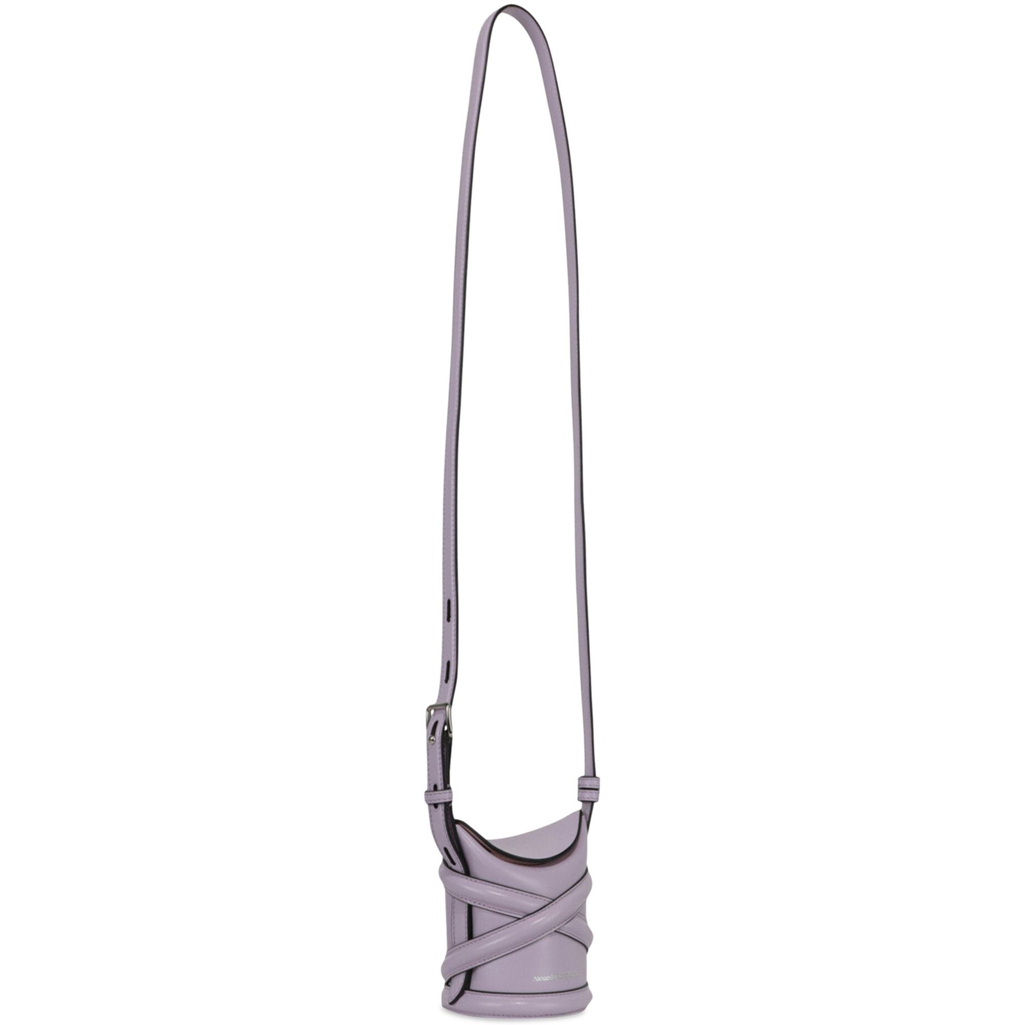 関税込★Alexander mcqueen★ミニカーブショルダーバッグ PURPLE Alexander McQueen - Heroine Mini Leather Bag Violet | www