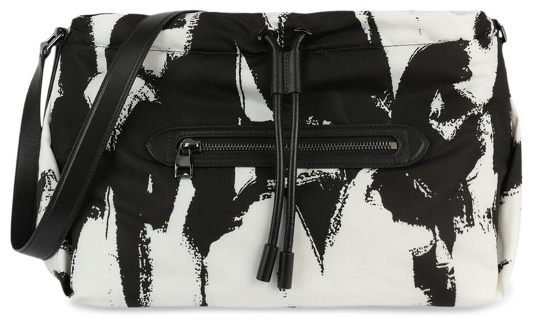 Alexander McQueen The Ball Bundle Shoulder Bag BlackWhite