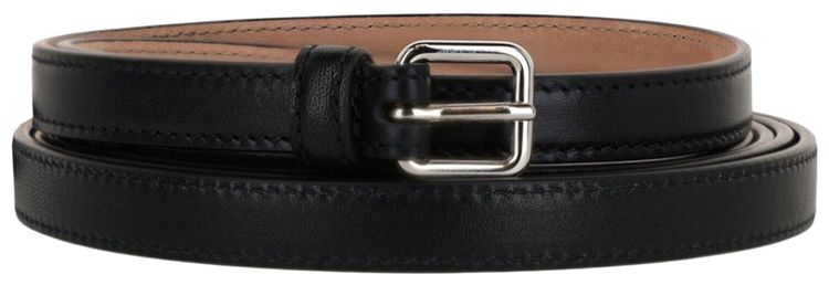 Alexander McQueen Double Wrap Belt Black