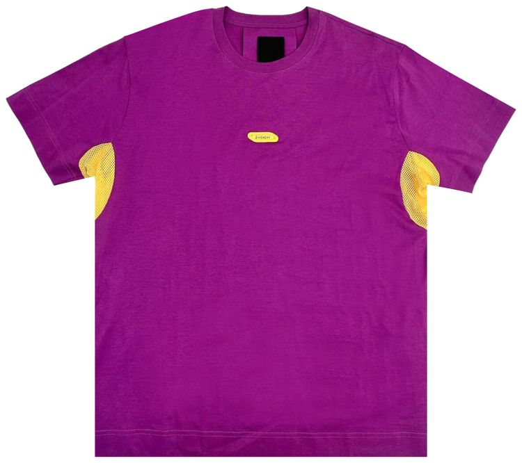 Givenchy Logo Crewneck Short Sleeve T Shirt Grape