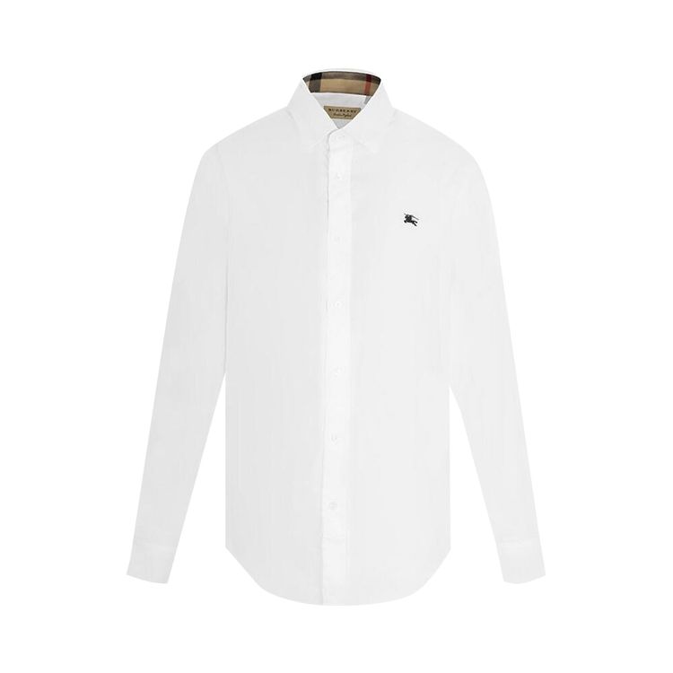 Burberry Stretch Poplin Shirt White