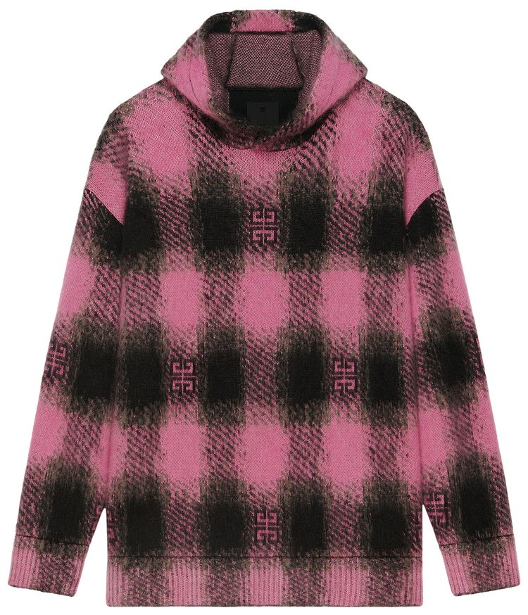Givenchy 4G Check Hooded Sweater BlackPink