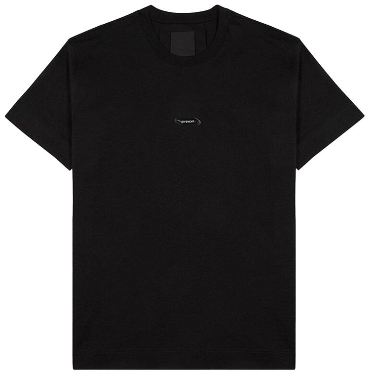 Givenchy Logo Crewneck Short Sleeve T Shirt Black