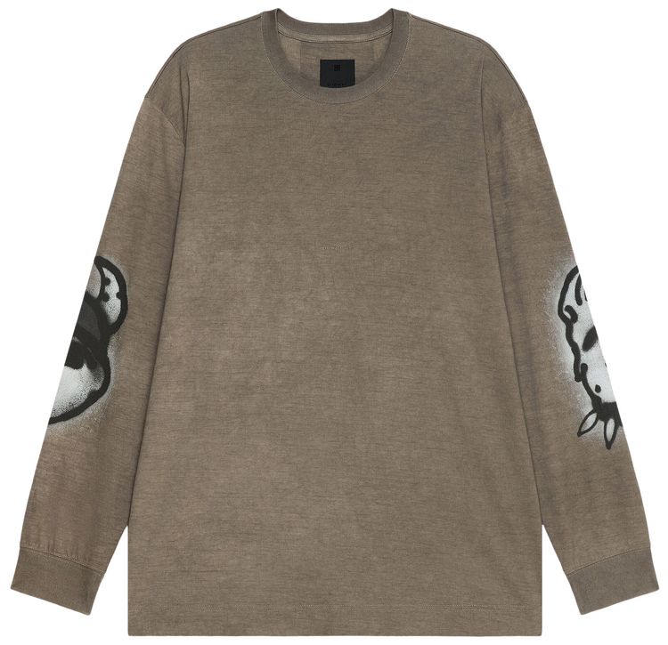 Givenchy x Chito Long Sleeve T Shirt Military Green