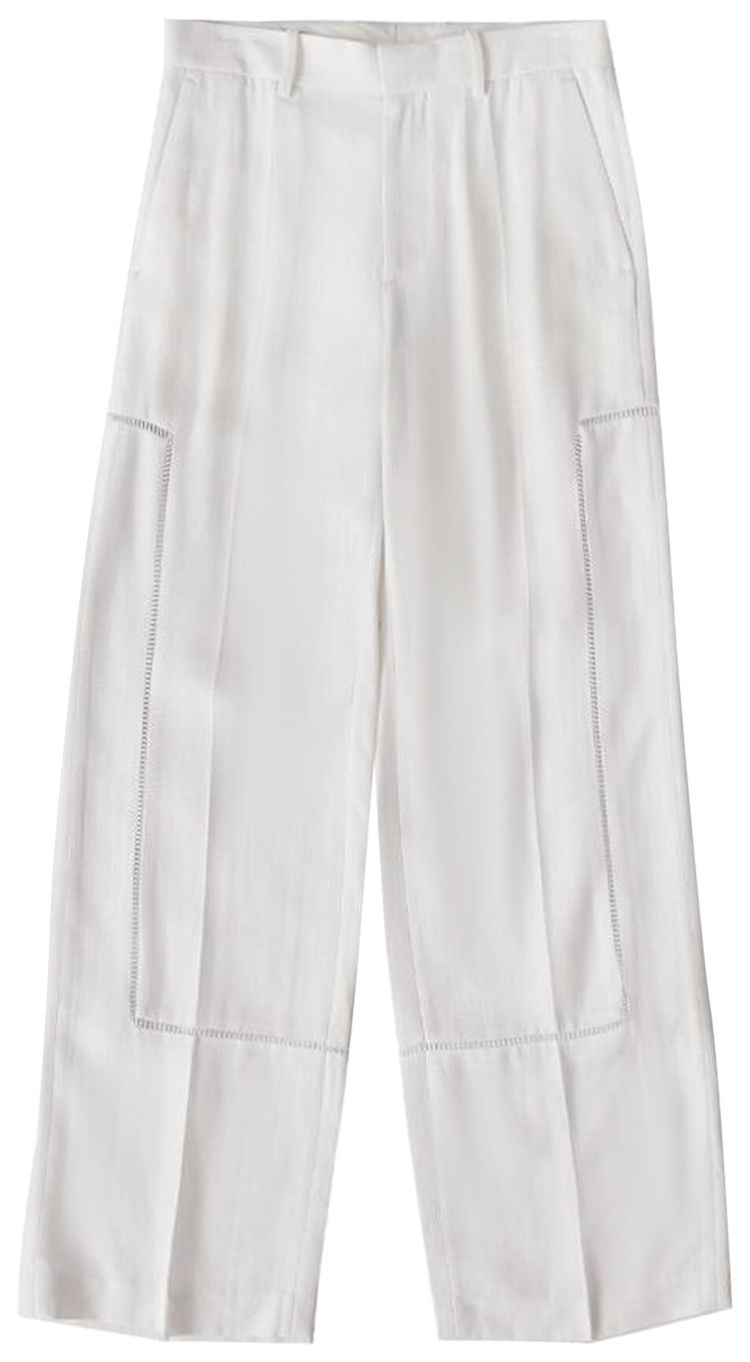 Helmut Lang Border Carpenter Trouser Antique White