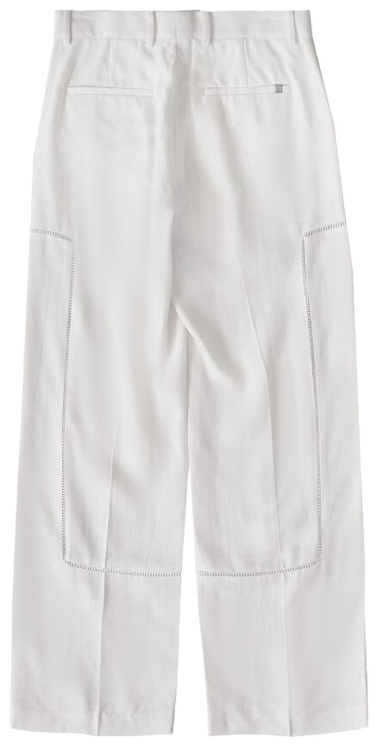Helmut Lang Border Carpenter Trouser Antique White