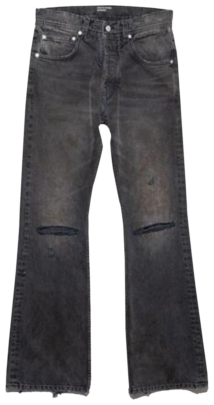 Enfants Riches Deprimes Wider Flare Leg Jeans Black