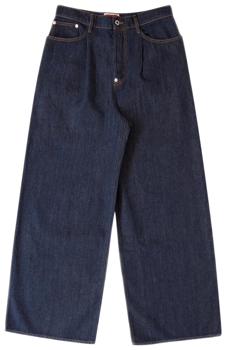 Kenzo Buggy Fit Jeans Rinse Denim