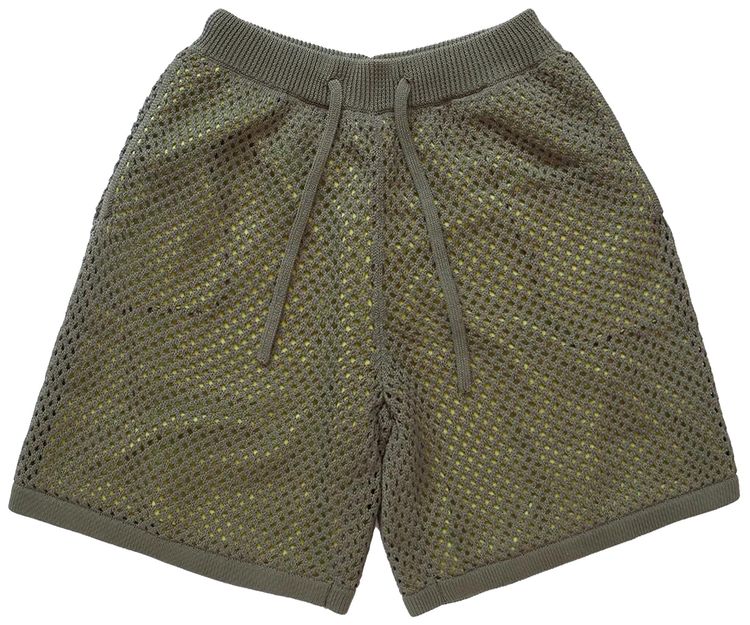 Kenzo Mesh Bermuda Shorts Khaki