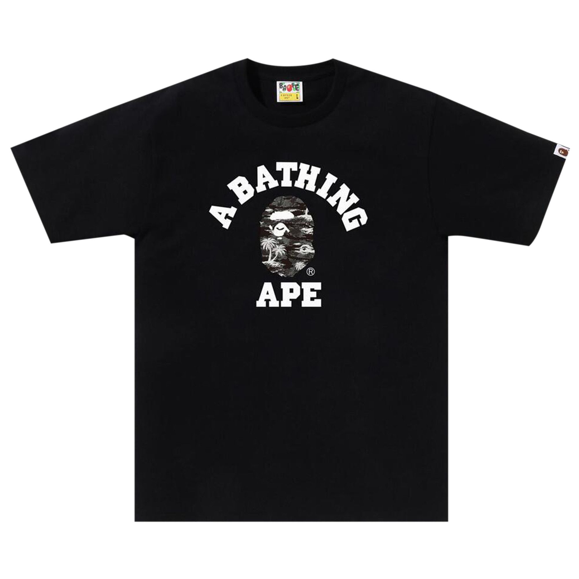 トップス A BATHING APE PALM TREE CAMO COLLEGE T A BATHING APE® Palm Tree Camo College Tee | Bape official