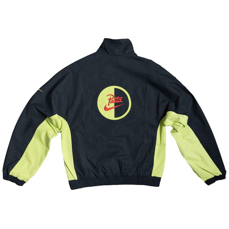 Buy Nike x Patta Track Jacket 'Black/Cyber' HJ0712 010 GOAT