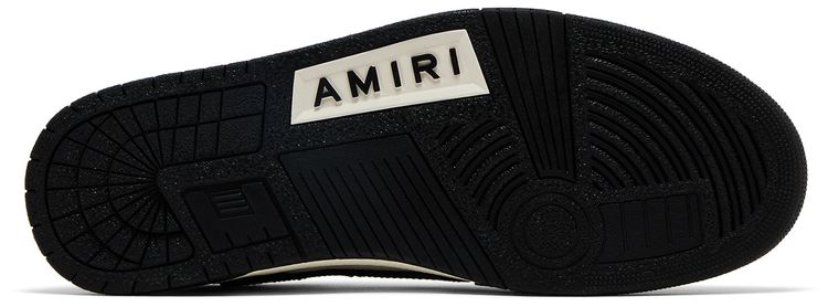 Amiri Skel Top Low Black White 2024