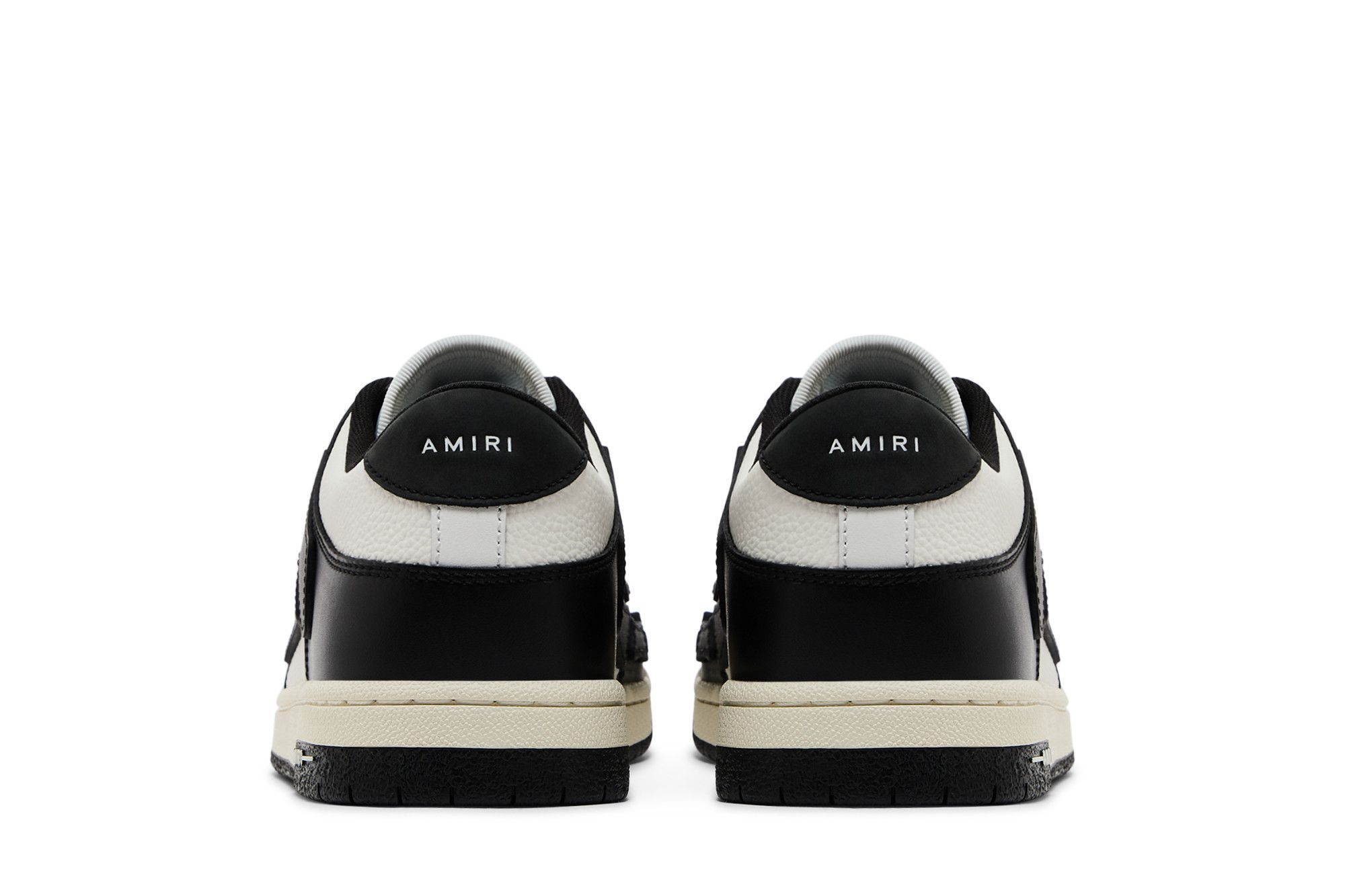Buy Amiri Skel Top Low 'Black White' 2024 - AMFOSR1047 099