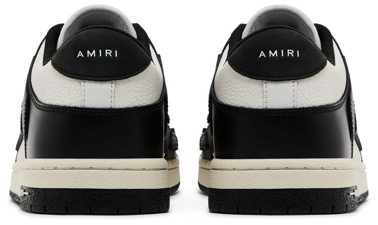 Amiri Skel Top Low Black White 2024