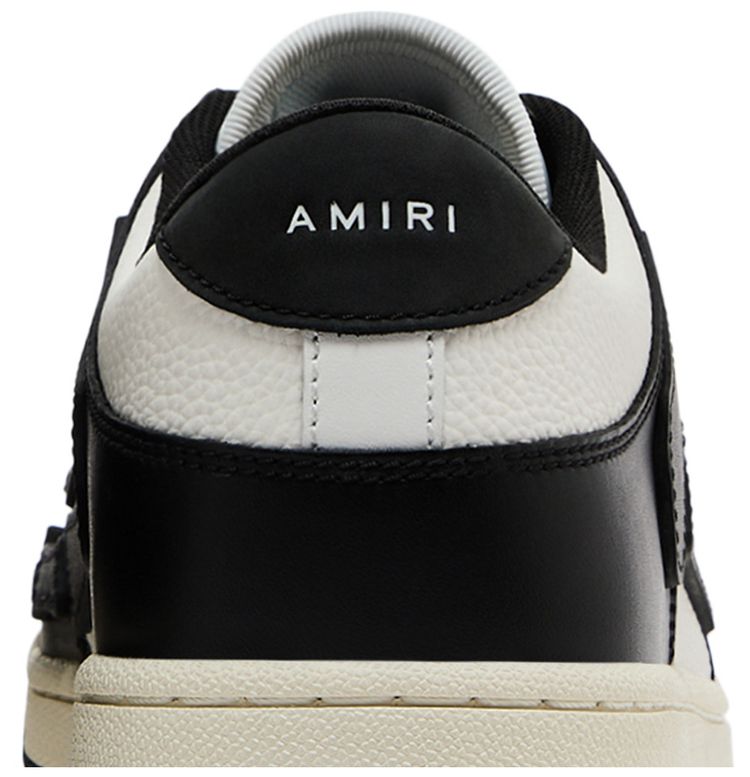 Amiri Skel Top Low Black White 2024