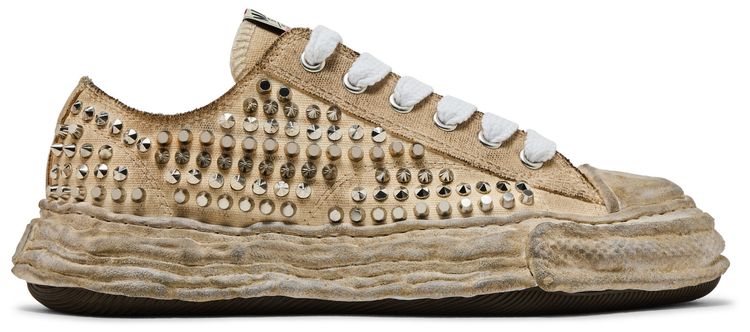 Maison Mihara Yasuhiro Peterson 23 OG Sole Studded Canvas Low White