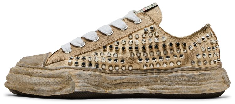 Maison Mihara Yasuhiro Peterson 23 OG Sole Studded Canvas Low White