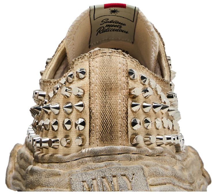 Maison Mihara Yasuhiro Peterson 23 OG Sole Studded Canvas Low White