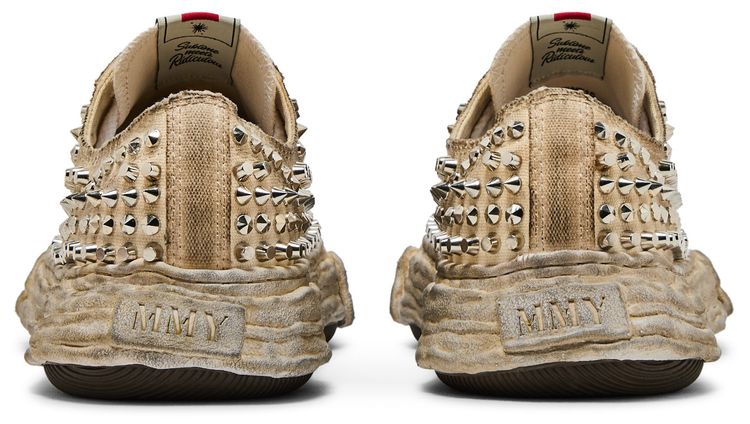 Maison Mihara Yasuhiro Peterson 23 OG Sole Studded Canvas Low White