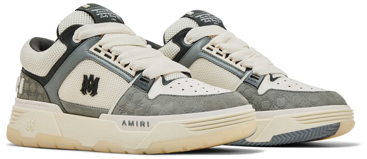 Amiri MA 1 Quad Monogram Debossed   Grey