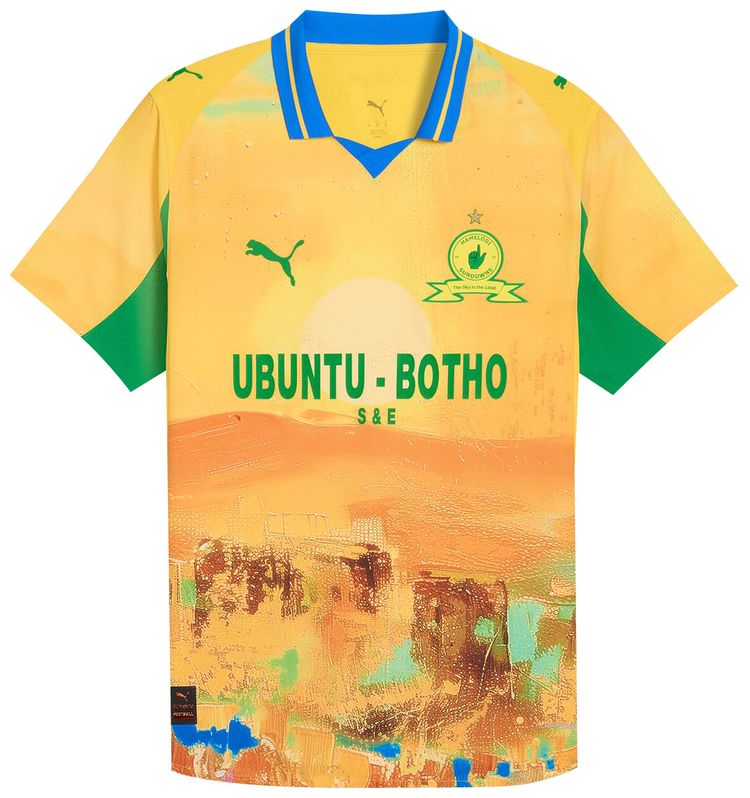 Puma x KidSuper MSFC Jersey Replica Mamelodi Sundown Pale YellowFast Green