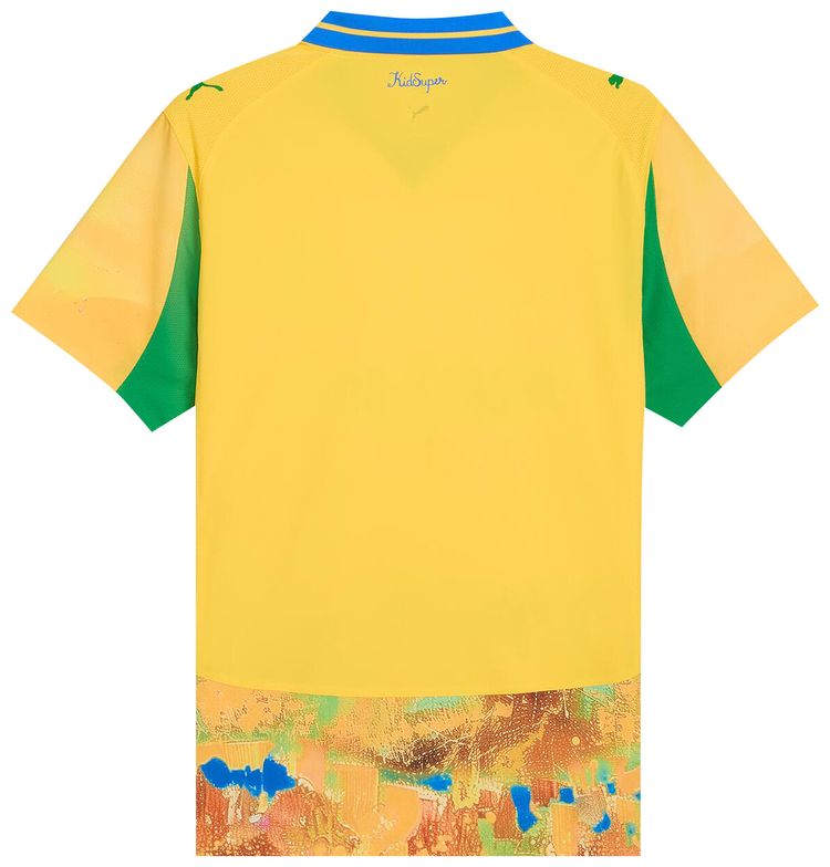 Puma x KidSuper MSFC Jersey Replica Mamelodi Sundown Pale YellowFast Green