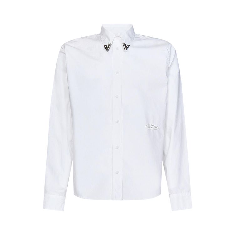 Off White Wave Off Slim Fit Shirt White