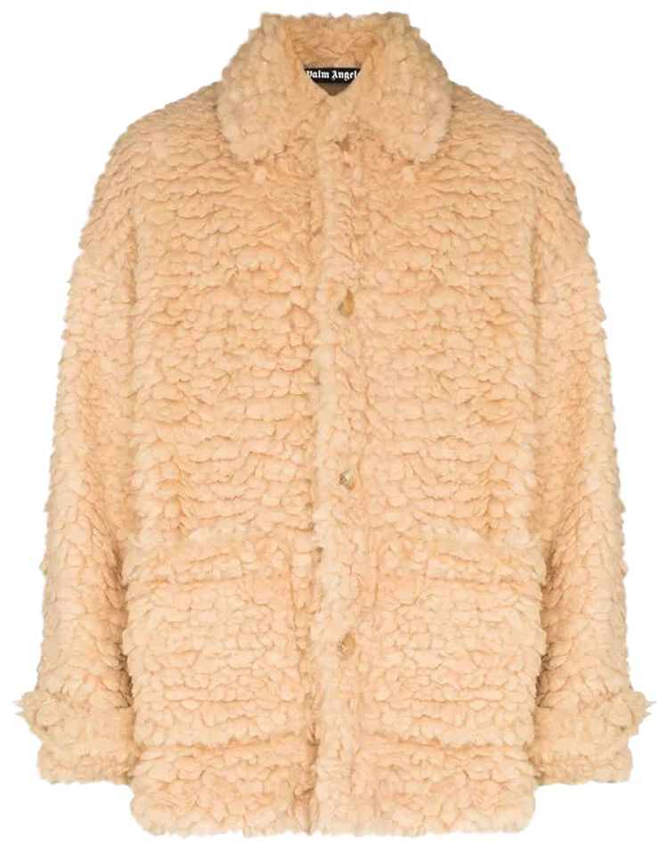 Palm Angels Curly Pea Jacket Beige