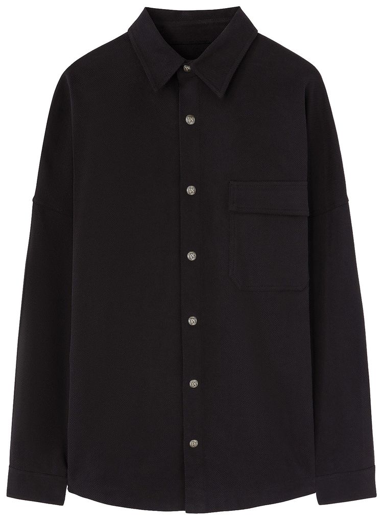 Palm Angels Classic Logo Overshirt Black