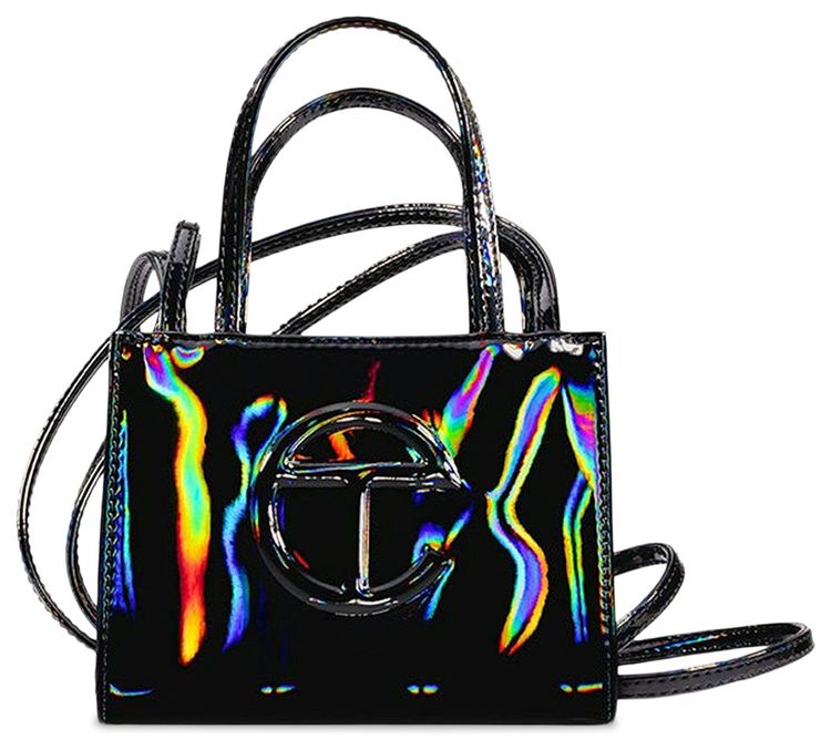 Telfar Small Shopping Bag Rainbow Black