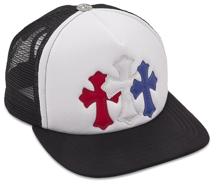 Chrome Hearts Trucker Hat RedWhiteBlue