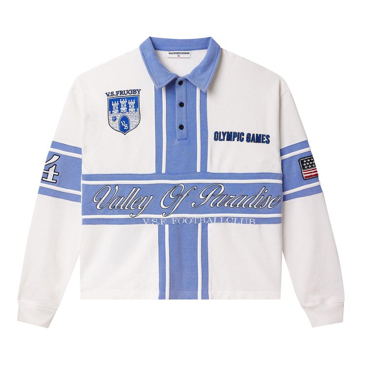 Vale Forever Blue Cross Rugby White