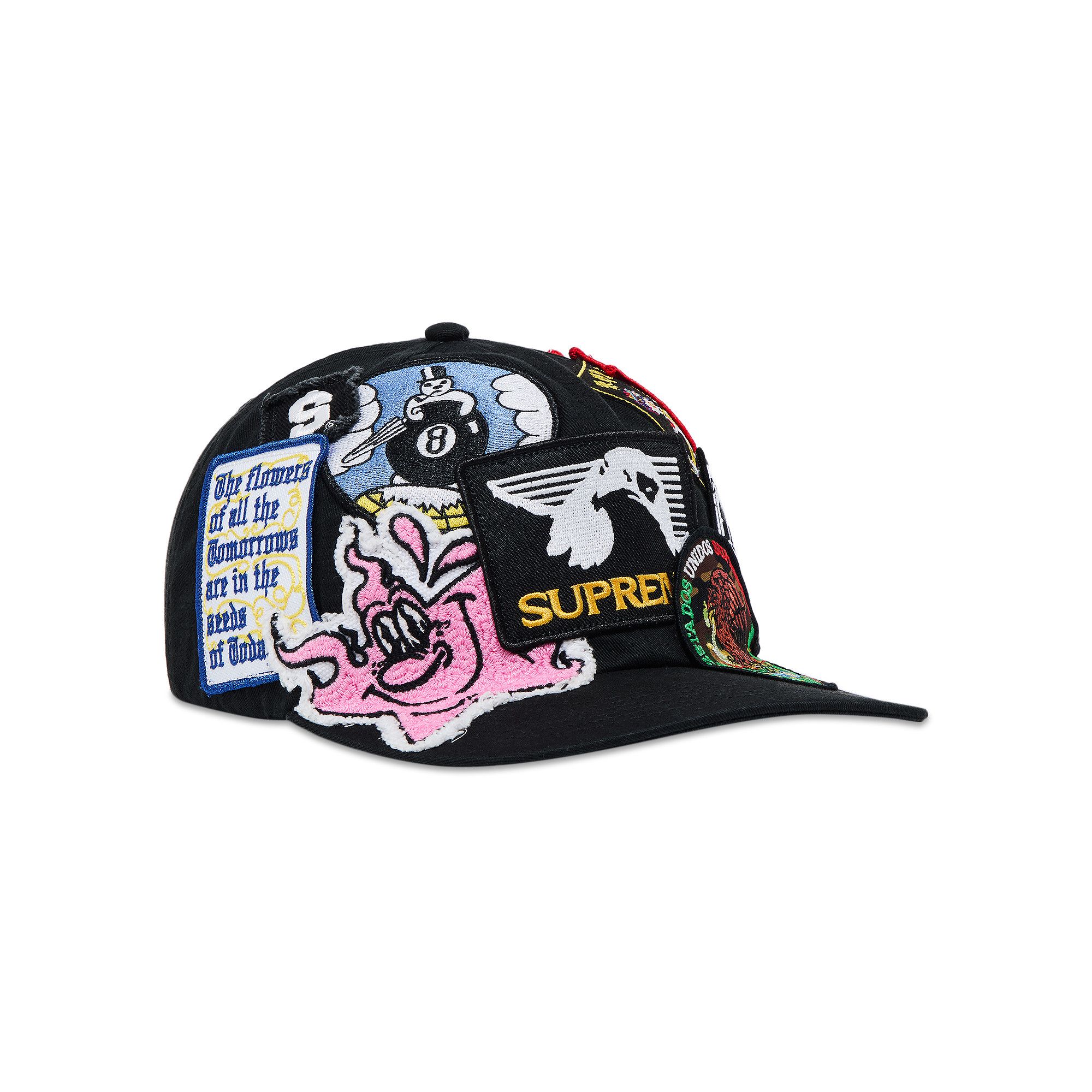 Buy Supreme Patches 6-Panel 'Black' - SS25H57 BLACK | GOAT