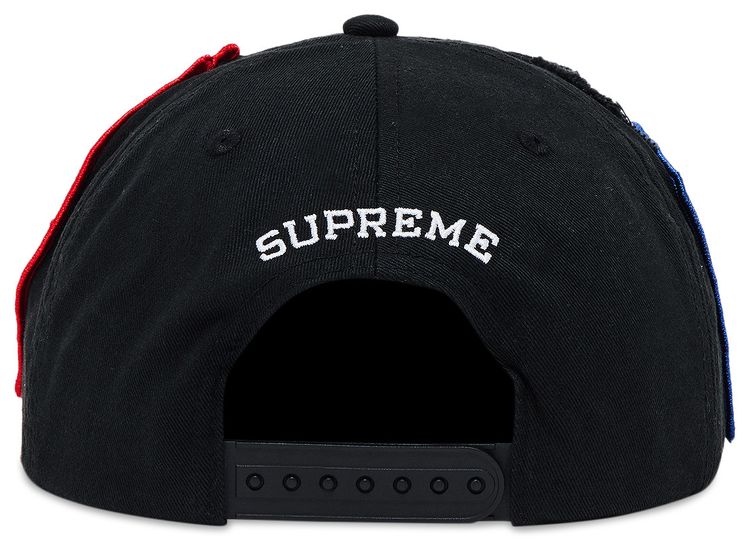 Supreme Patches 6 Panel Black