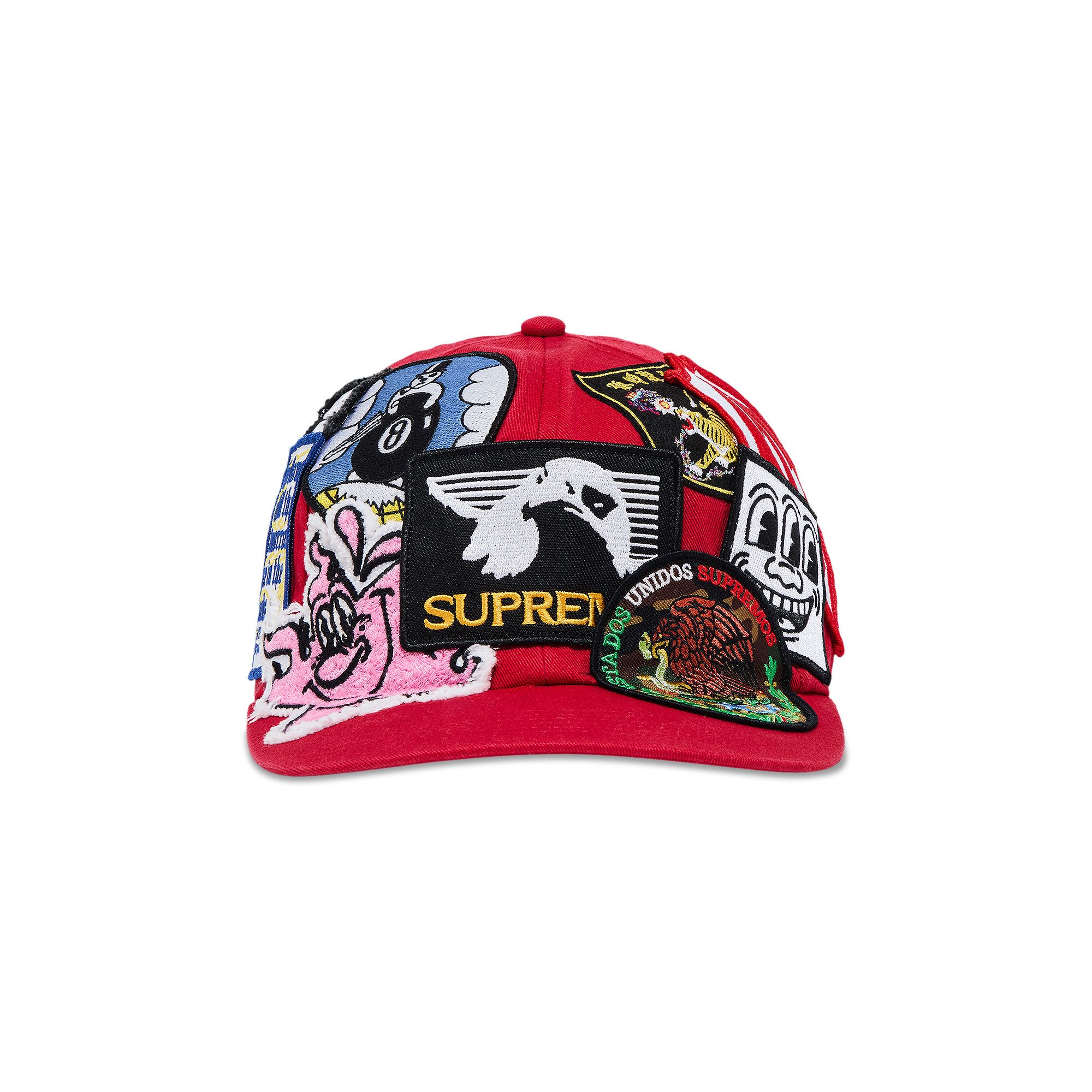 帽子 supreme Patches 6-Panel Supreme Patches 6-Panel (SS25) - $88