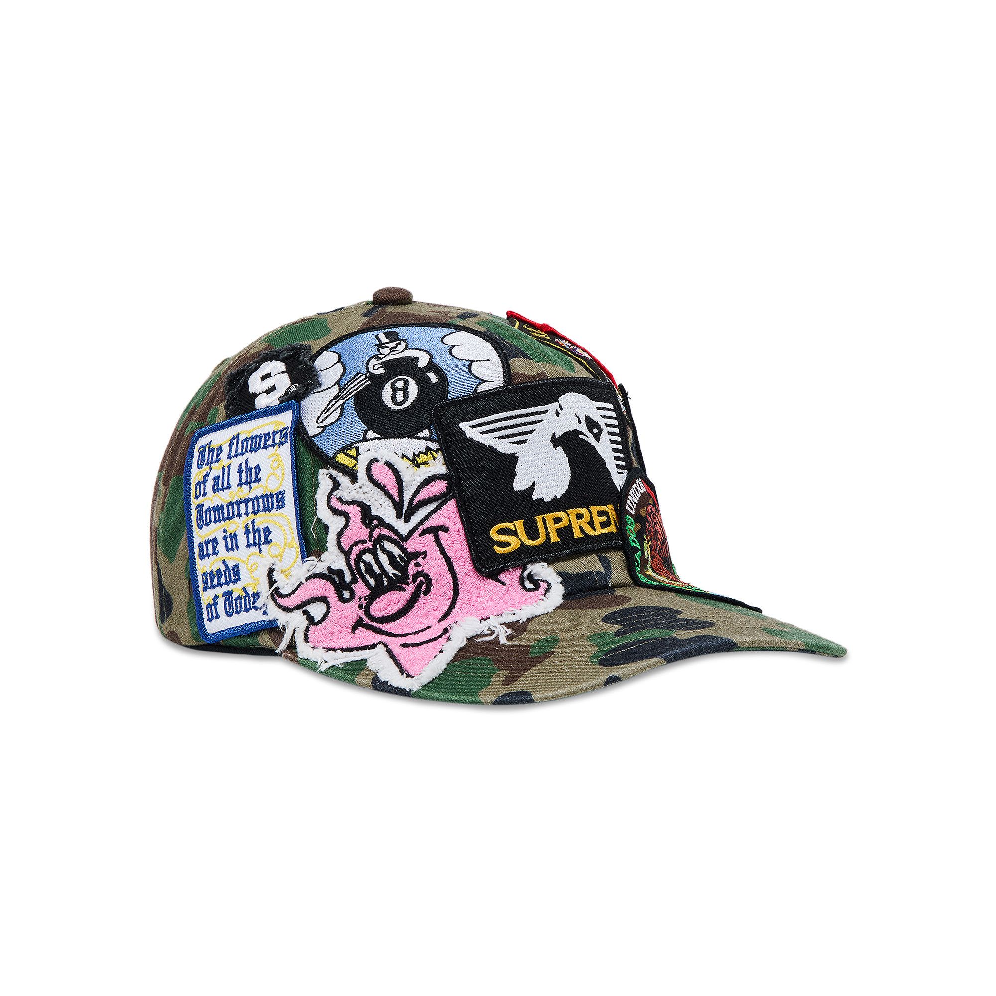 Buy Supreme Patches 6-Panel 'Olive Camo' - SS25H57 OLIVE
