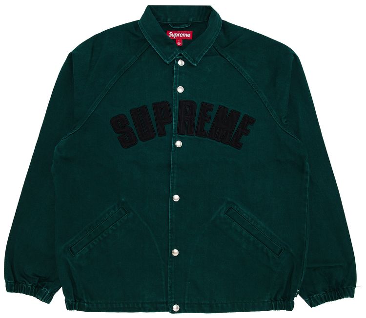 Supreme Arc Denim Coaches Jacket Green