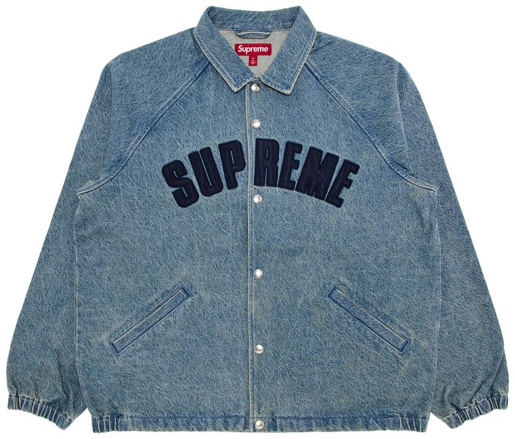 Supreme Arc Denim Coaches Jacket Washed Indigo