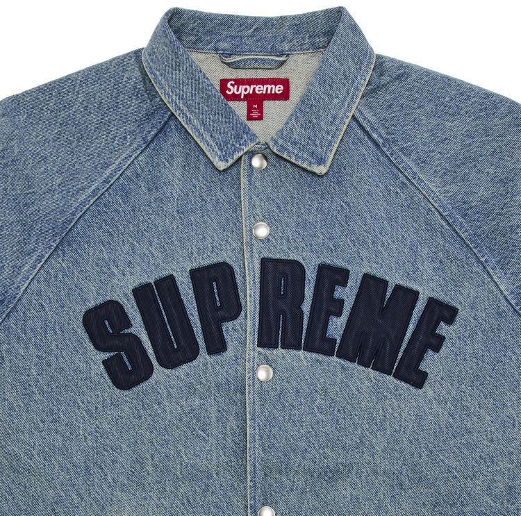 Supreme Arc Denim Coaches Jacket Washed Indigo