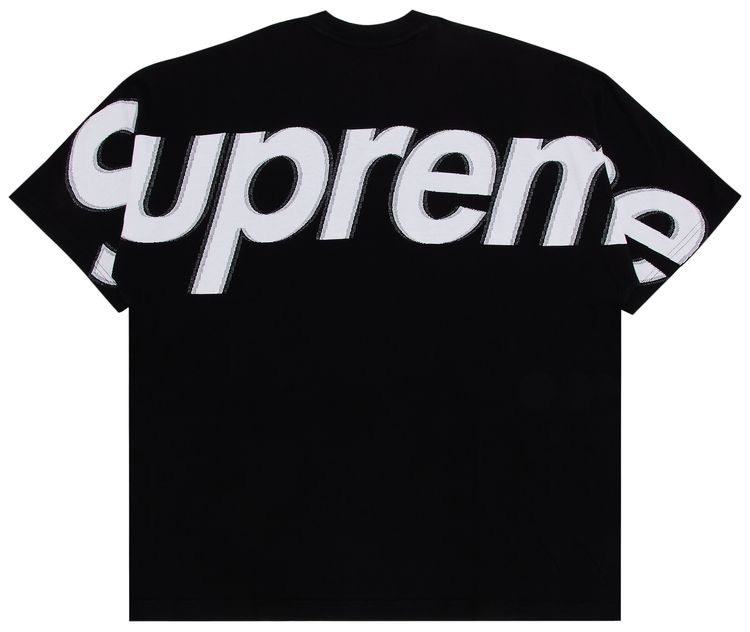 Supreme Intarsia Short Sleeve Top Black