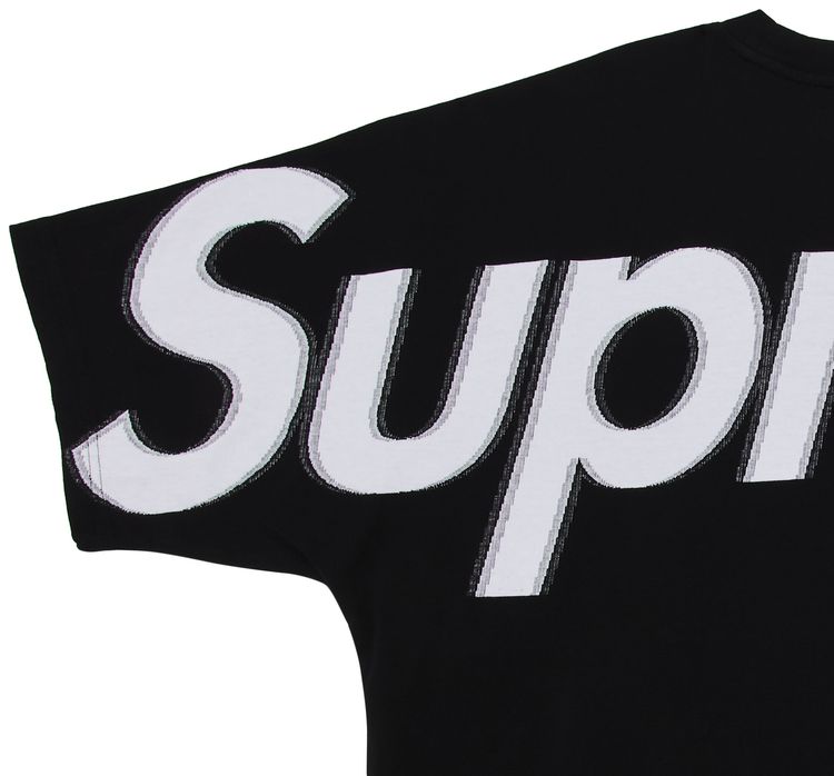 Supreme Intarsia Short Sleeve Top Black