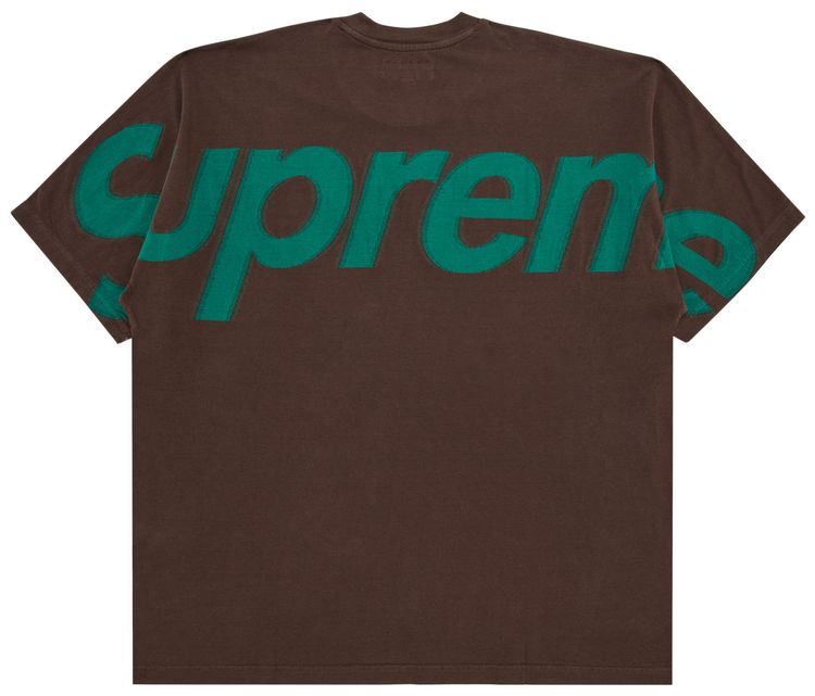 Supreme Intarsia Short Sleeve Top Brown