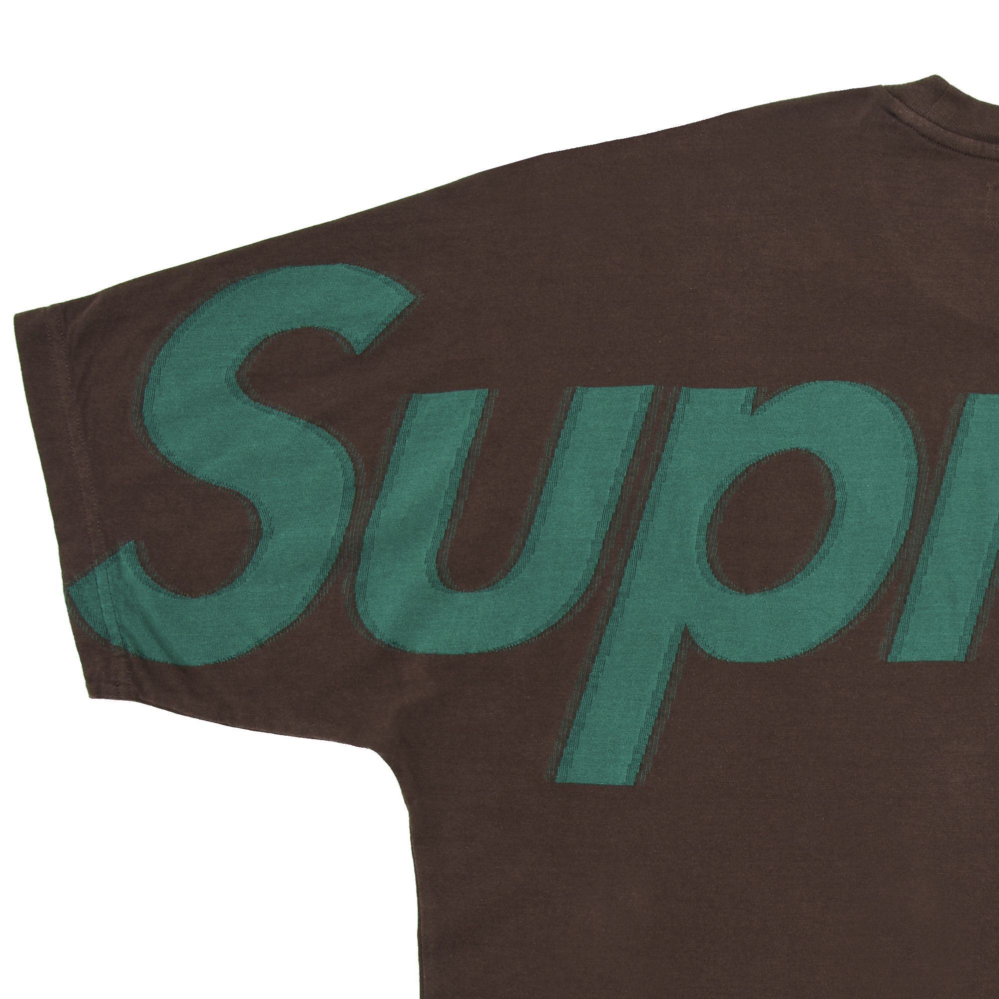 Buy Supreme Intarsia Short-Sleeve Top 'Brown' - SS25KN13