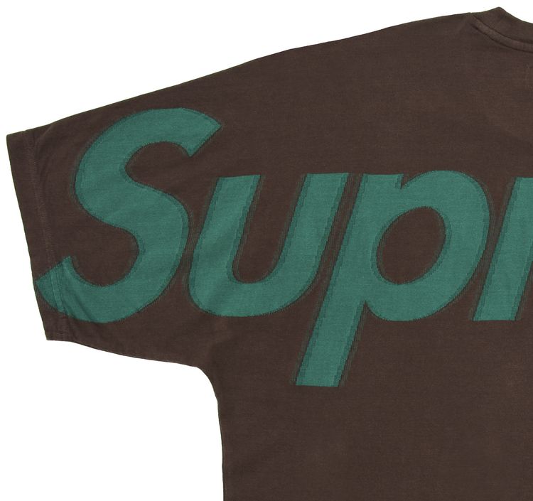 Supreme Intarsia Short Sleeve Top Brown